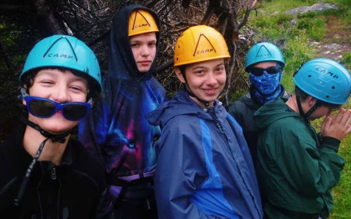 rock climbing course for teens